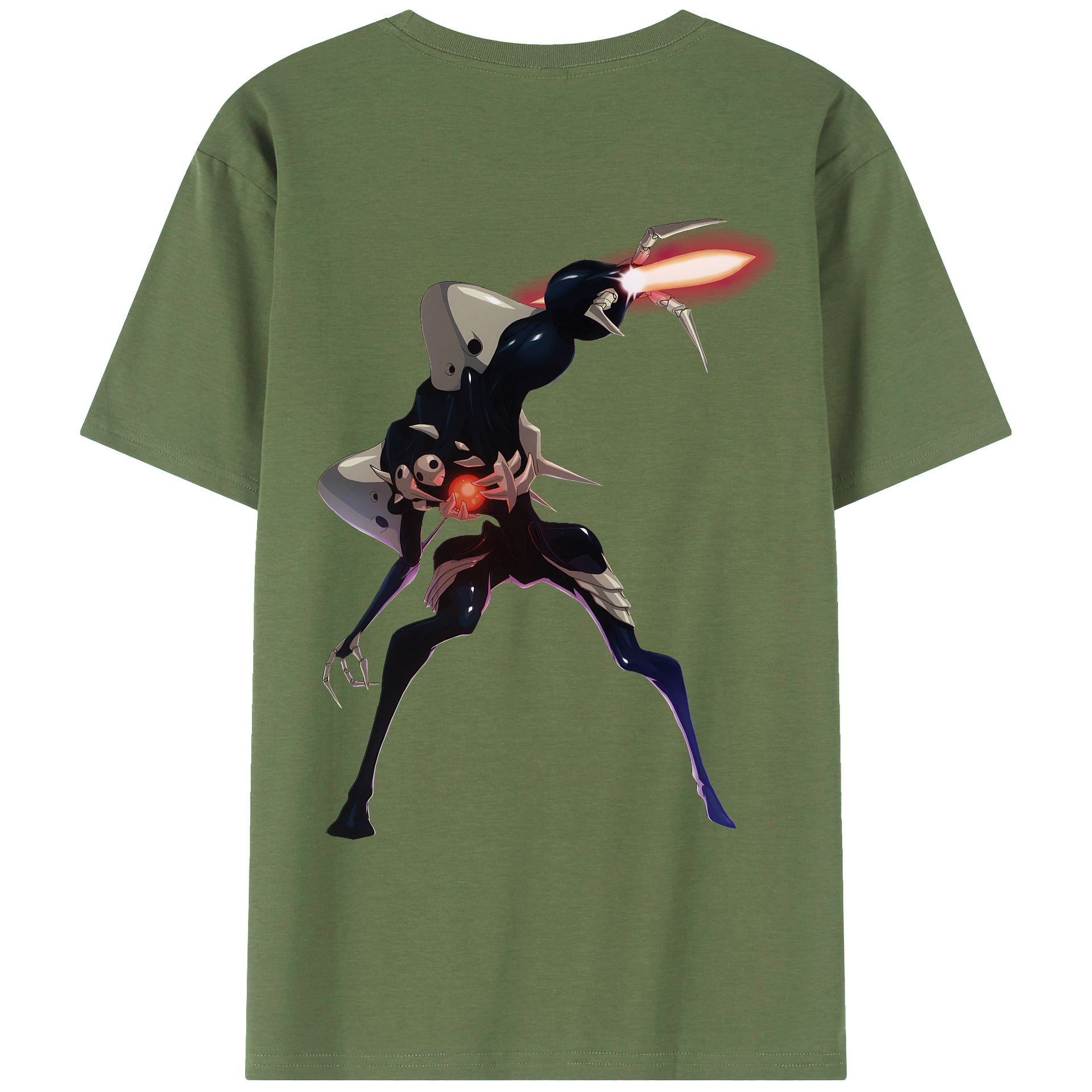 （画像用） EVA 新世紀エヴァンゲリオン 綿100％ メンズ半袖Tシャツ（バックプリント） 通気性